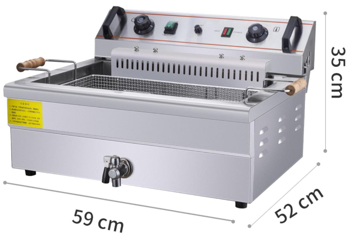 電熱雙缸炸爐 單缸炸爐 雙缸雙篩炸爐 單缸雙篩炸爐（HLS）